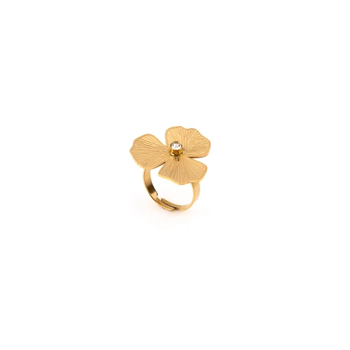 Bague Fleur Cristalline
